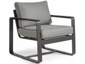 Кресло металлическое с подушками Garden Relax Merrigan алюминий, олефин антрацит, серый Фото 1