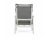 Кресло металлическое с подушками Garden Relax Kledi алюминий, текстилен, олефин белый, серый Фото 6