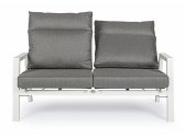 Диван металлический с подушками Garden Relax Kledi алюминий, текстилен, олефин белый, серый Фото 4