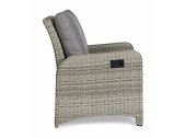 Кресло плетеное с подушками Garden Relax Kent алюминий, искусственный ротанг, олефин серый Фото 3