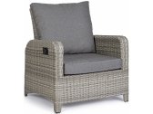 Кресло плетеное с подушками Garden Relax Kent алюминий, искусственный ротанг, олефин серый Фото 1