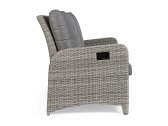 Диван плетеный с подушками Garden Relax Kent алюминий, искусственный ротанг, олефин серый Фото 8