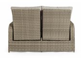 Диван плетеный с подушками Garden Relax Kent алюминий, искусственный ротанг, олефин кофе, бежевый Фото 6