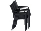 Кресло пластиковое Siesta Contract Pacific стеклопластик, текстилен черный Фото 8