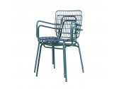 Кресло металлическое Fenny Day 630MS сталь синий Фото 5