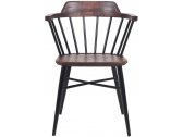 Кресло деревянное Fenny Day 750 сталь, ясень черный, коричневый Фото 5