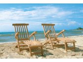 Кресло-шезлонг деревянное Giardino Di Legno Ocean  тик Фото 5