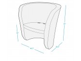 Кресло пластиковое Ledge Lounger Affinity полиэтилен Фото 2