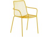 Кресло металлическое PEDRALI Nolita металл желтый Фото 1