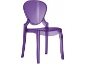 Стул прозрачный PEDRALI Queen поликарбонат фиолетовый Фото 1