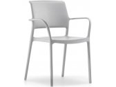 Кресло пластиковое PEDRALI Ara стеклопластик серый Фото 1