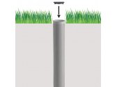 Крепление для установки зонта в грунт Magnani Tube For Planting пластик белый Фото 6