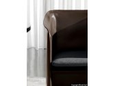 Кресло с обивкой Minotti Case металл, кожа, ткань Фото 4