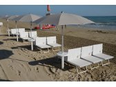 Зонт пляжный профессиональный Magnani Cezanne алюминий, Tempotest Para бежевый Фото 9