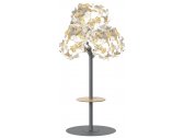 Светильник дизайнерский со столом Green Furniture Leaf Lamp Metal Tree M сталь, фанера дуба, шведская береза, шерстяной войлок Фото 1