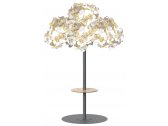 Светильник дизайнерский со столом Green Furniture Leaf Lamp Metal Tree L сталь, фанера дуба, шведская береза, шерстяной войлок Фото 1