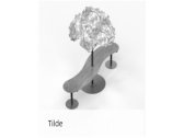 Светильник дизайнерский со столом Green Furniture Leaf Lamp Metal Tree M Tilde сталь, фанера дуба, шведская береза, шерстяной войлок Фото 3