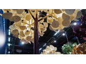 Светильник дизайнерский напольный Green Furniture Leaf Lamp Metal Tree M сталь, шведская береза, шерстяной войлок Фото 5