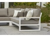 Комплект металлической мебели Life Outdoor Living Mallorca Lounge алюминий, ДПК, ткань белый, серый, хаки Фото 6