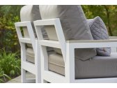 Комплект металлической мебели Life Outdoor Living Mallorca Lounge алюминий, ДПК, ткань белый, серый, хаки Фото 7