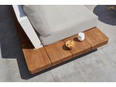 Комплект металлической мебели Life Outdoor Living Fitz Roy Teak Lounge алюминий, тик, ткань белый, тик, хаки Фото 10