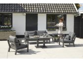 Комплект металлической мебели Life Outdoor Living Timber Lounge алюминий, керамика, ткань лава, бетон, карбон Фото 4