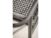 Кресло плетеное Jati & Kebon Durham алюминий, полиолефин антрацит Фото 4