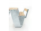 Стол деревянный со скамейками Extremis Hopper Picnic 300 алюминий, ироко Фото 15