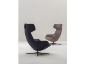 Кресло мягкое с высокой спинкой Arper Aston Club сталь, пластик, ткань Фото 6