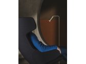 Кресло мягкое с высокой спинкой Arper Aston Club сталь, пластик, ткань Фото 13