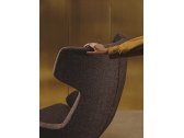 Кресло мягкое с высокой спинкой Arper Aston Club сталь, пластик, ткань Фото 16