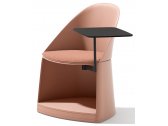 Кресло пластиковое со столиком Arper Cila Go полипропилен, ткань Фото 5
