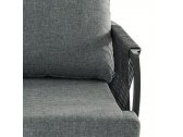 Кресло плетеное с подушками Grattoni Jamaica алюминий, роуп, олефин Фото 6
