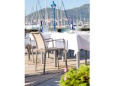 Кресло металлическое текстиленовое Ibiza Land алюминий, текстилен белый Фото 11