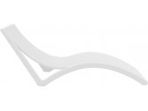 Шезлонг-лежак пластиковый Siesta Contract Slim стеклопластик белый Фото 8