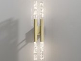 Светильник металлический настенный Olev Shine Plumage Ap латунь, органическое стекло Фото 1