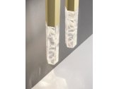 Светильник металлический настенный Olev Shine Plumage Ap латунь, органическое стекло Фото 3