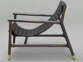Лаунж-кресло деревянное мягкое Morelato Joyce ясень, ткань Фото 17