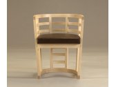 Кресло деревянное мягкое Morelato Cartesia клен, ткань Фото 6