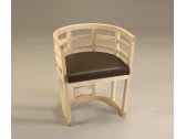 Кресло деревянное мягкое Morelato Cartesia клен, ткань Фото 7