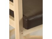 Кресло деревянное мягкое Morelato Cartesia клен, ткань Фото 9