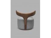 Кресло деревянное мягкое Morelato Moby Dick ясень, ткань Фото 4