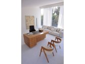 Кресло деревянное мягкое Morelato Cooper ясень, ткань Фото 4