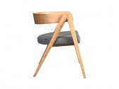 Кресло деревянное мягкое Morelato Cooper ясень, ткань Фото 12