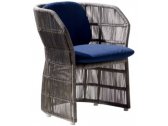 Кресло плетеное с подушкой B&B Italia Canasta '13 алюминий, полиэтилен, ткань Фото 1