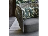 Кресло плетеное с обивкой B&B Italia Bay сталь, алюминий, полипропилен, ткань Фото 4
