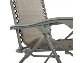 Кресло-шезлонг металлическое складное Ecodesign KPO-2 металл, текстилен серый Фото 6