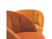 Кресло с обивкой Montbel Rose металл, ткань Фото 5