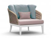 Кресло плетеное с подушками Atmosphera Dream 2.0 алюминий, роуп, ткань Фото 8