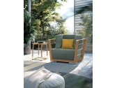 Кресло деревянное с подушками Atmosphera Embrace сталь, тик, ткань Фото 7